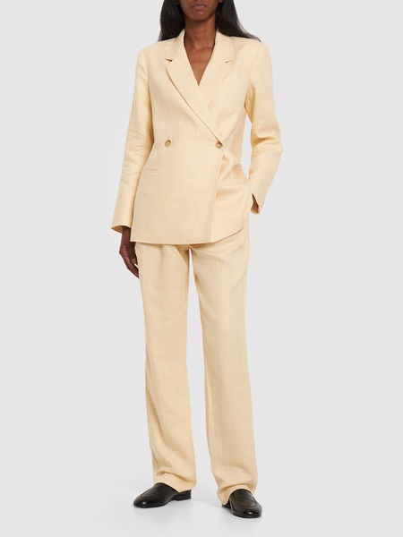Jay linen straight pants
