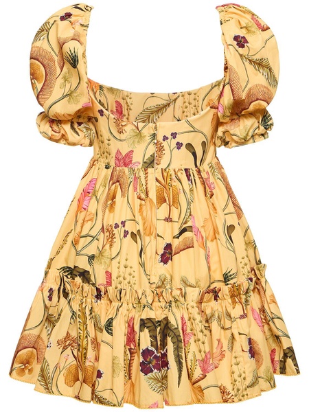 Alaria Habitat printed cotton mini dress