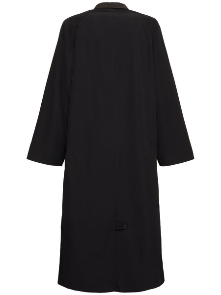 Cotton blend long coat
