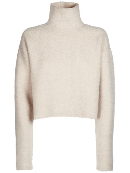 Erise brushed wool knit sweater