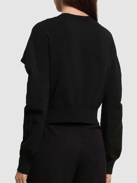 Four sleeved knitted cardigan