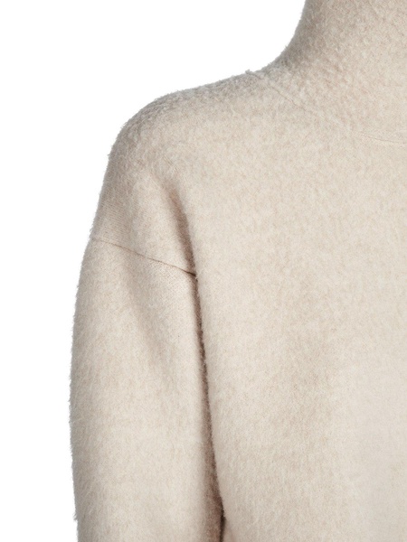 Erise brushed wool knit sweater