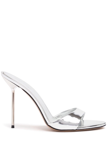 105mm Lidia mirror leather mules