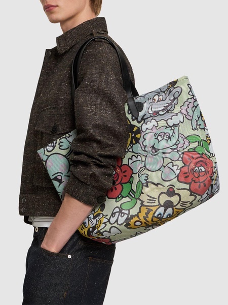 Verdy large mesh tote bag