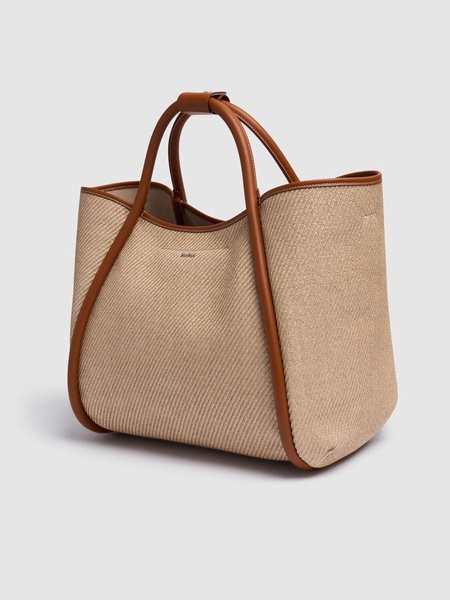 M Summer Marin raffia effect tote bag