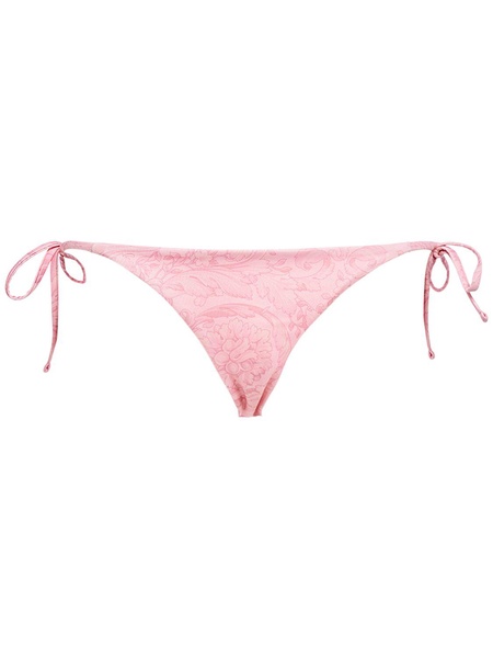 Barocco print Lycra bikini bottoms