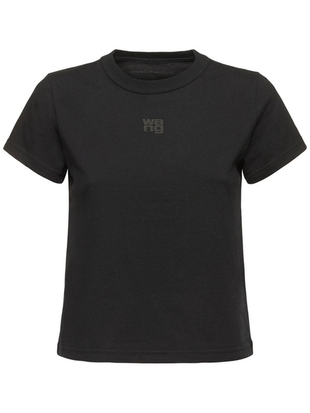 Essential shrunk cotton jersey t-shirt