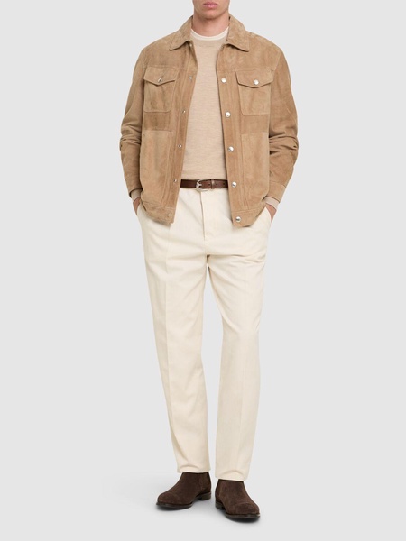 Cotton gabardine pants