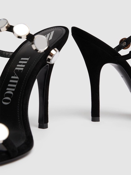 105mm Venus suede sandals