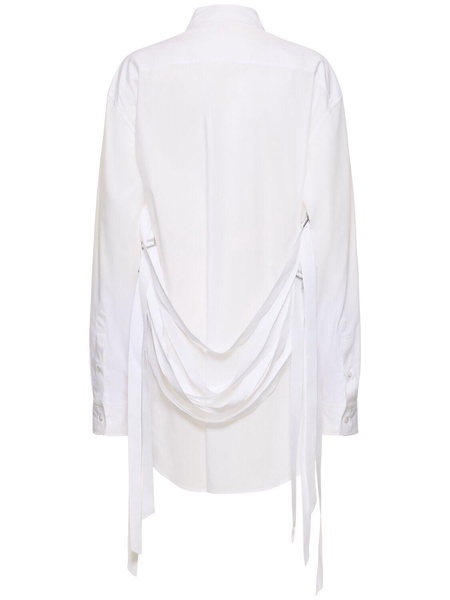 Dete long cotton poplin shirt