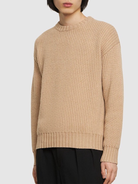 Cashmere & cotton knit sweater