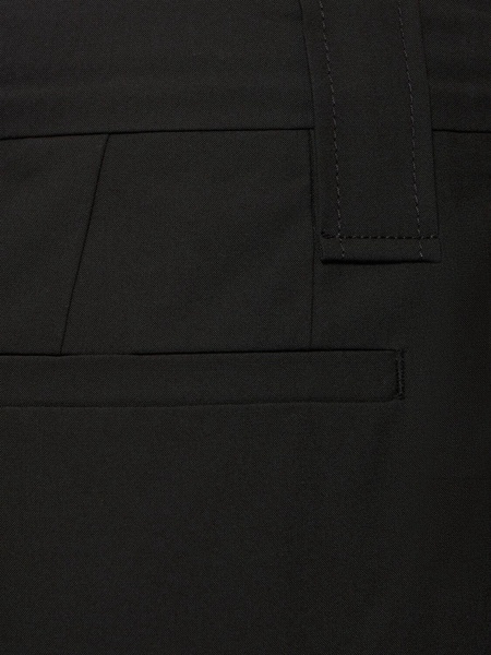 Drapey mélange loose mid waist pants