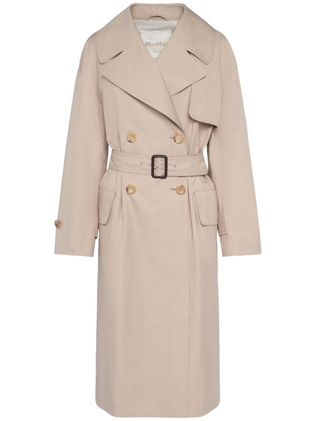 Mtrench twill trench coat