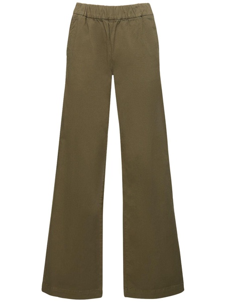 Koa stretch cotton straight pants