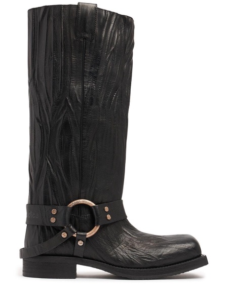 35mm Balius leather biker boots