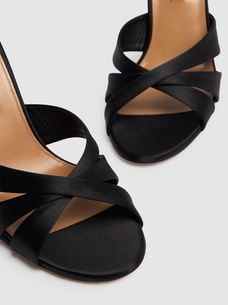 95mm Yes Baby satin mules