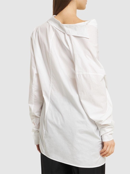 Daria dropped shoulder poplin shirt