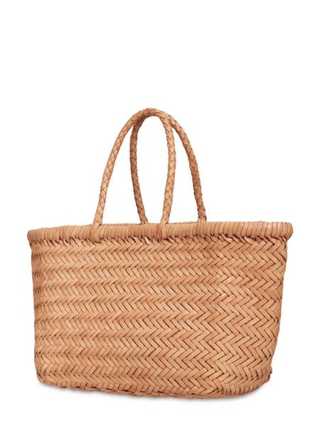 Triple Jump Small leather basket bag