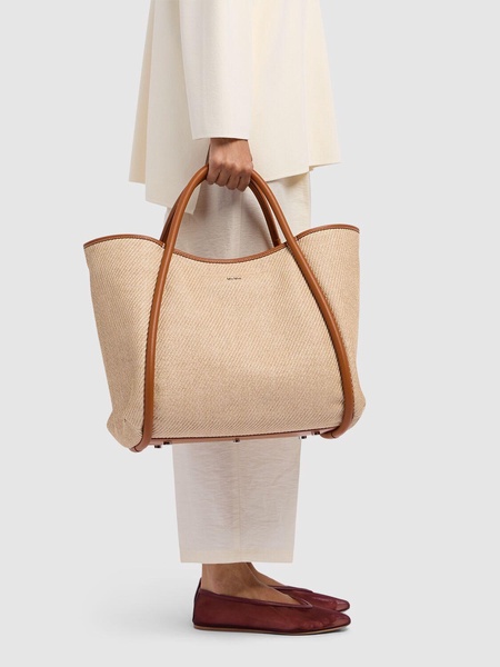 M Summer Marin raffia effect tote bag
