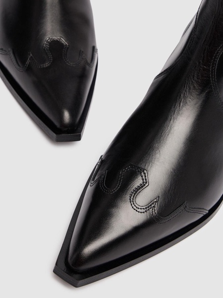 40mm Hester leather ankle boots