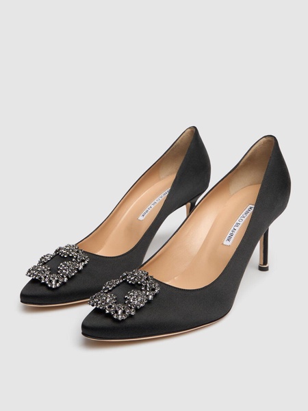 70mm Hangisi satin pumps