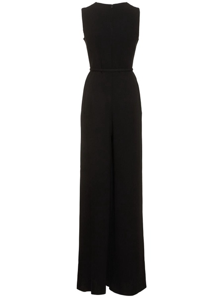 Sondrio belted cady long jumpsuit