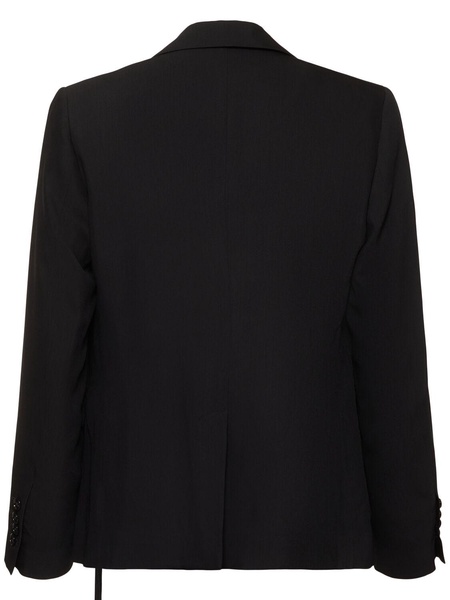 Galm deconstructed asymmetric blazer