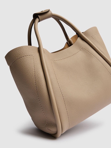Medium Marin drummed leather bag