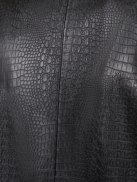 Eliot embossed faux leather mini dress