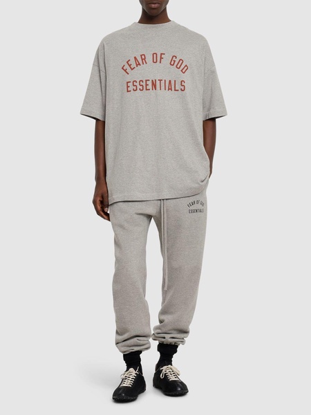 Essential cotton blend sweatpants