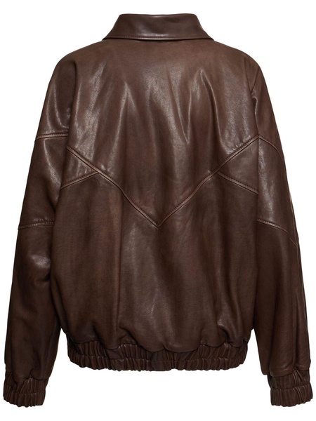 Letty Zenit leather bomber jacket