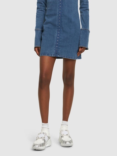 Viv Run cotton & mesh sneakers