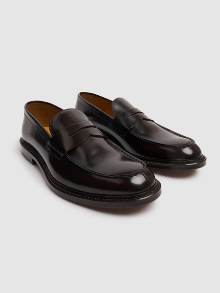 Penny leather loafers