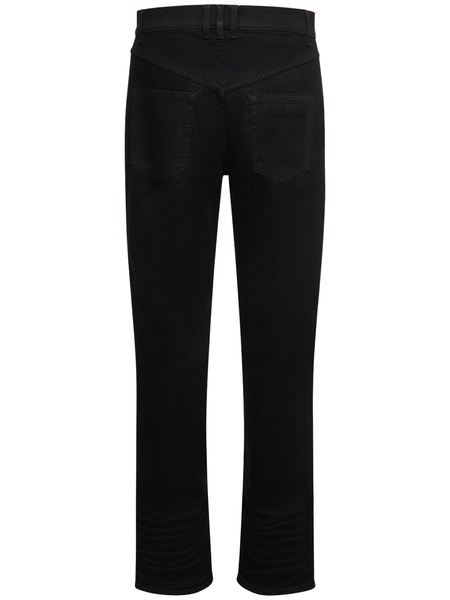 Regular cotton denim pants