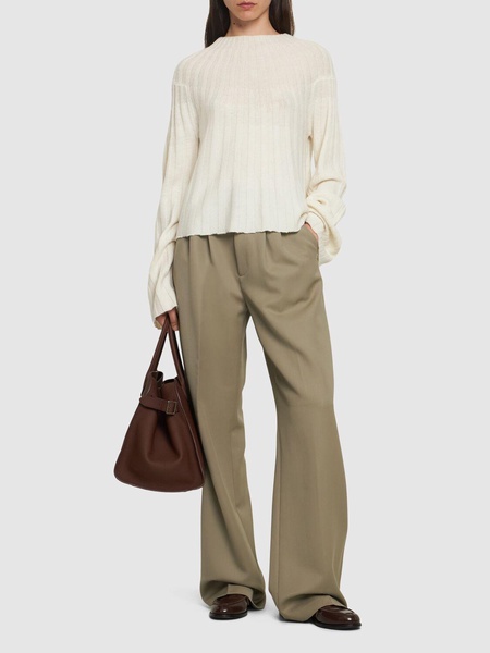 Koro ribbed knit wool blend sweater