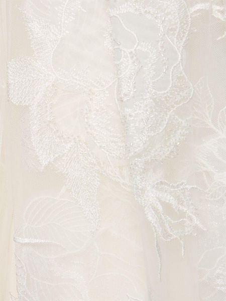 Galaxy satin cape corset bridal gown