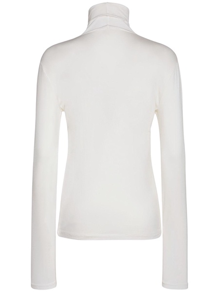 Dede stretch viscose turtleneck top