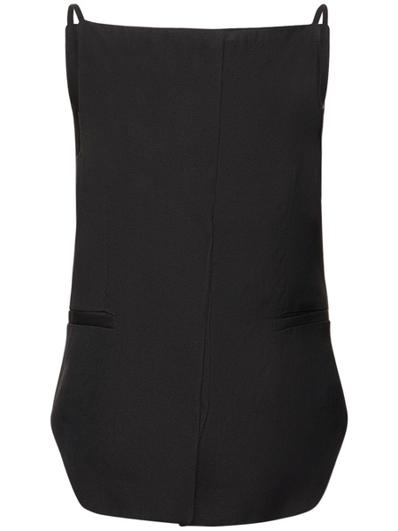 Mihant sleeveless viscose blend top