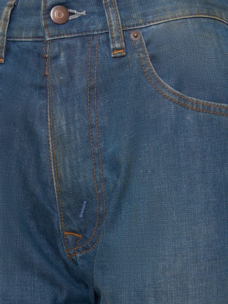 Five pocket straight denim jeans
