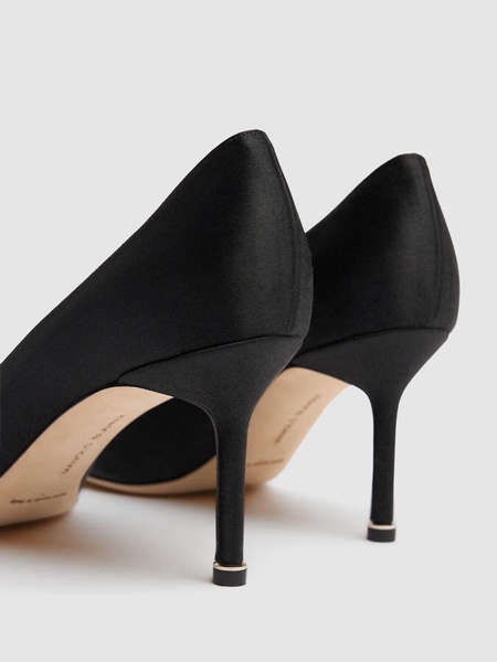 70mm Hangisi satin pumps