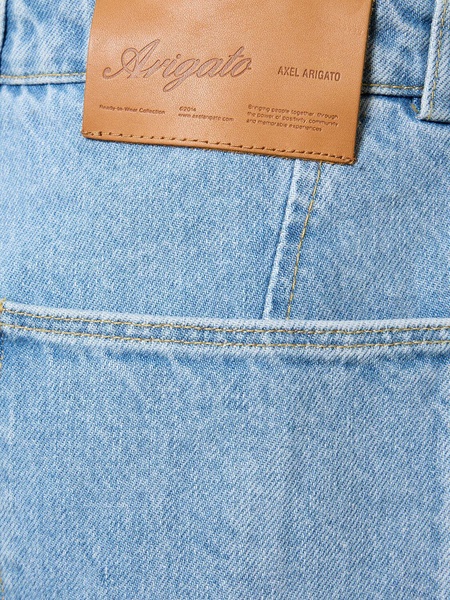 Patch denim cargo jeans