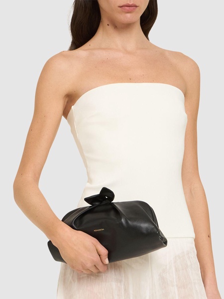 Bow Tie leather clutch