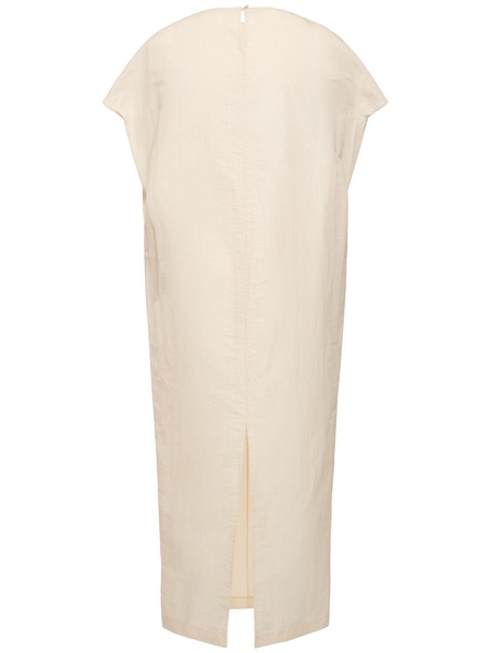 Webster silk blend organza long dress