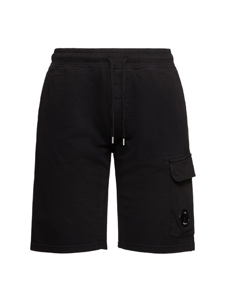 Light fleece cargo lens shorts
