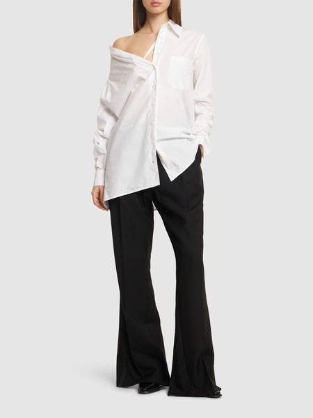 Daria dropped shoulder poplin shirt