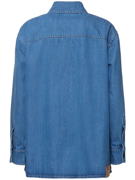 Cotton denim shirt