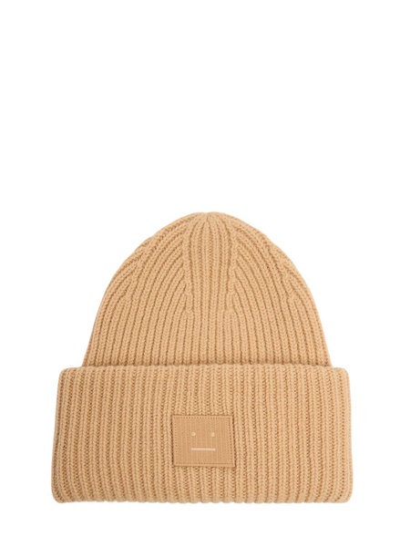 Pansy 'n Face wool beanie