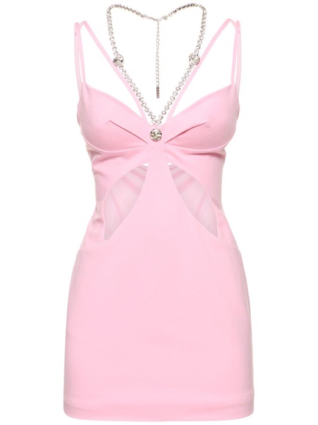 Butterfly cutout mini dress