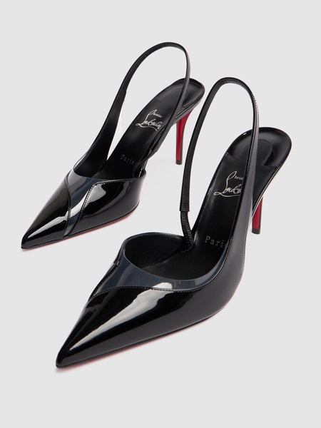 80mm Posticha patent leather & PVC pumps