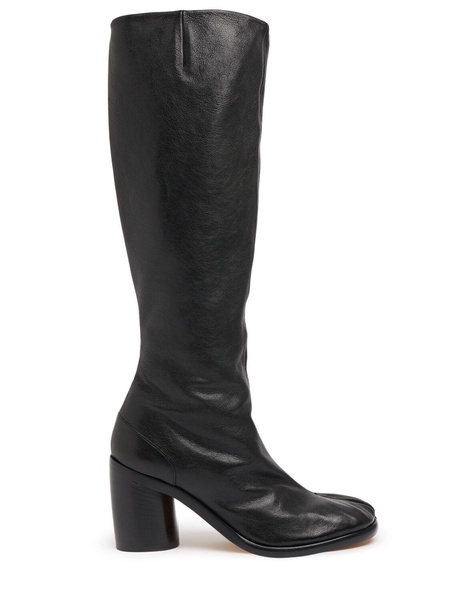 80mm Tabi vintage leather tall boots